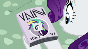 Punk Rarity on the cover of Vanity Mare S7E19.png