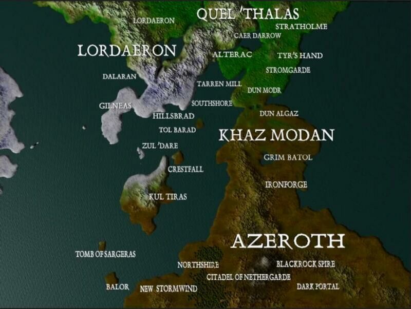 文件:Warcraft2Console PlayStation Azeroth map.jpg - 魔兽世界中文维基，自由编辑的魔兽资料库 ...