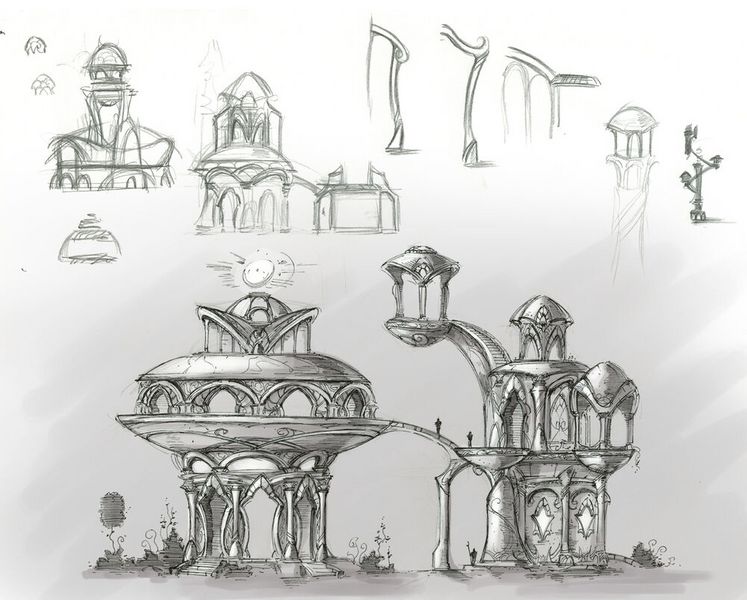 文件:Blood Elf Building concept.jpg - 魔兽世界中文维基，自由编辑的魔兽资料库 - 灰机wiki - 北京嘉闻 ...